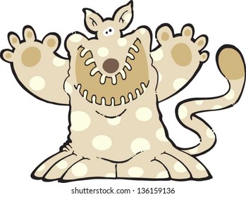 WAVING MONSTER DOG