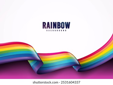 Bandeira do Arco-íris. Conceito de base LGBTQ