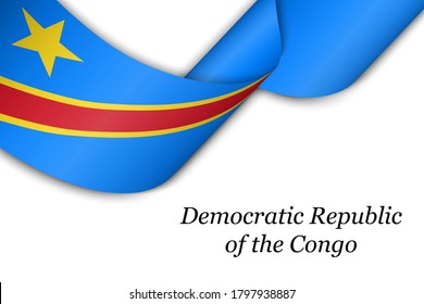 Democratic Republic of Congo flag.eps Royalty Free Stock SVG Vector