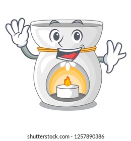 Waving therapy aroma lamp and candle character
