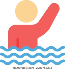 waving Vector illustration on a transparent background. Premium quality symmbols. Line Color vector icons for concept and graphic design.