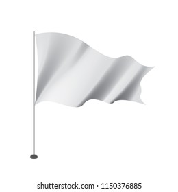 Similar Images, Stock Photos & Vectors of White waving flag template ...