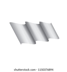 Waving the white flag on a white background