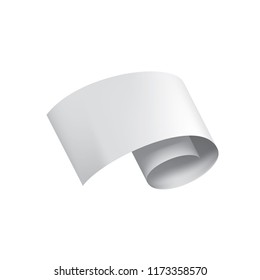 Waving the white flag on a white background