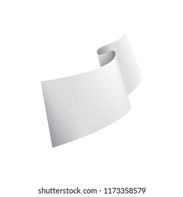 Waving the white flag on a white background