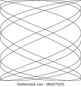 Waving-wavy, Sine vertical lines. Sinuous, Curve lines vector illustration