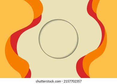 Wavy abstact background design soft color