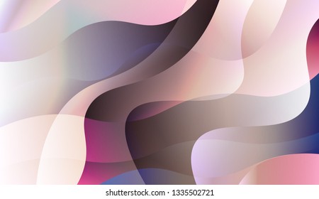Wavy Abstract Background. For Creative Templates, Cards, Color Covers Set. Vector Illustration