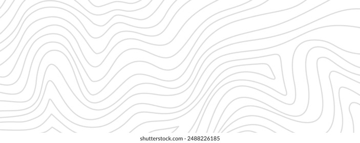 Wavy abstract background. Background with dynamic abstract wavy lines. Outline of waves in the background. Abstract white wave patterns. Flowing line art with wavy dynamics.