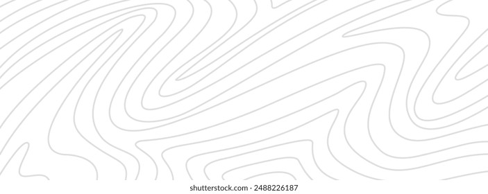 Wavy abstract background. Background with dynamic abstract wavy lines. Outline of waves in the background. Abstract white wave patterns. Flowing line art with wavy dynamics.
