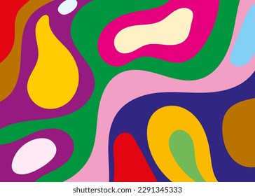 wavy abstract background. geometric wallpaper smooth curve. futuristic template art banner. vector illustration design graphic trendy.