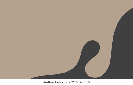 Wavy abstract background with a gray and black gradient.