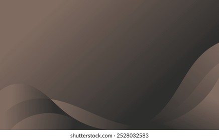 Fondo abstracto ondulado con un gradiente gris y negro.