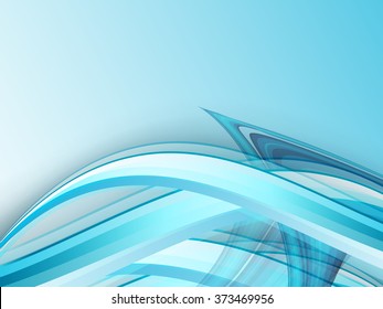 wavy abstract background with shining lines. Vector design. Eps10