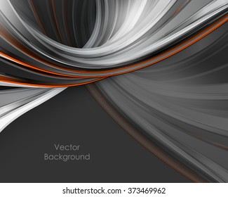 wavy abstract background with shining lines. Vector design. Eps10