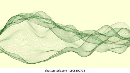 Wavy abstract background. Vector colorful illustration.