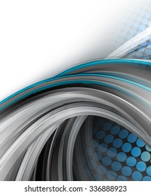 wavy abstract background. Vector design. Eps10