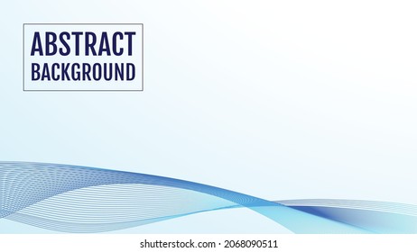wavy abstract background. Abstract wave element for design.  Stylized line art background. Colorful shiny wave with lines. Curved wavy line, smooth stripe Vector