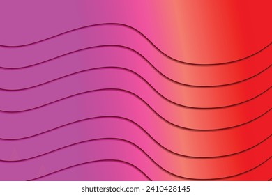wavy abstract background for your design, can be used in corporate presentation, wall paper design, book cover, page cover, vector art illustration