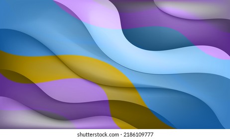 Wavy abstract curves background nice for wallpaper