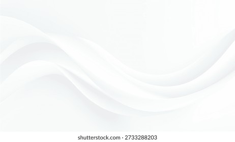 Wavy abstract design with smooth curves lines