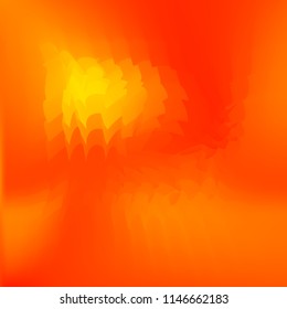 Wavy abstract diagonal gradient pattern in low poly style. Smooth blurred gradient background from wavy shapes. Vector image. Geometric multicolored background in origami style with gradient.