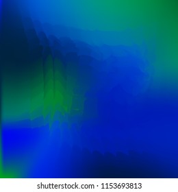 Wavy abstract diagonal gradient pattern in low poly style. Smooth blurred gradient background from wavy shapes. Vector image. Geometric multicolored background in origami style with gradient.