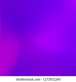 Wavy abstract diagonal gradient pattern in low poly style. Smooth blurred gradient background from wavy shapes. Vector image. Geometric multicolored background in origami style with gradient.