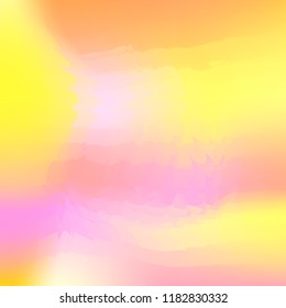 Wavy abstract diagonal gradient pattern in low poly style. Smooth blurred gradient background from wavy shapes. Vector image. Geometric multicolored background in origami style with gradient.