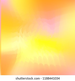 Wavy abstract diagonal gradient pattern in low poly style. Smooth blurred gradient background from wavy shapes. Vector image. Geometric multicolored background in origami style with gradient.