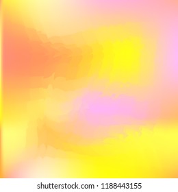 Wavy abstract diagonal gradient pattern in low poly style. Smooth blurred gradient background from wavy shapes. Vector image. Geometric multicolored background in origami style with gradient.