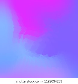 Wavy abstract diagonal gradient pattern in low poly style. Smooth blurred gradient background from wavy shapes. Vector image. Geometric multicolored background in origami style with gradient.