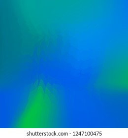 Wavy abstract diagonal gradient pattern in low poly style. Smooth blurred gradient background from wavy shapes. Vector image. Geometric multicolored background in origami style with gradient.