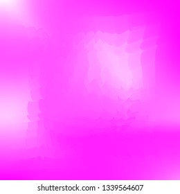 Wavy abstract diagonal gradient pattern in low poly style. Smooth blurred gradient background from wavy shapes. Vector image. Geometric multicolored background in origami style with gradient.