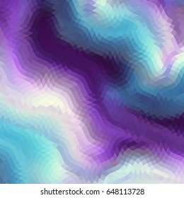 Wavy abstract diagonal pattern in low poly style.
