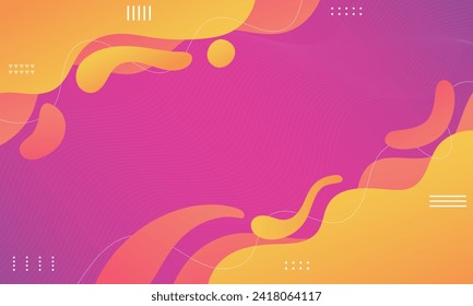 Fondo de gradiente moderno de fluido abstracto ondulado