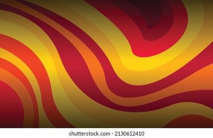 Wavy abstract lava background shapes background template for copy space, banner, flyer, or poster. Colorful vector background.