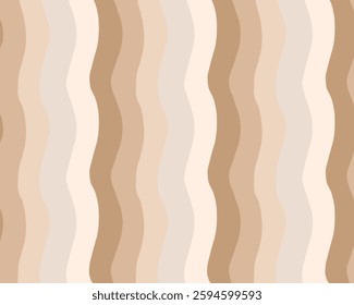 Wavy abstract pattern in neutral tones creating a soft, calming visual effect for design purposes
