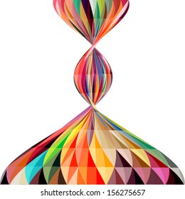 wavy abstract vector art background