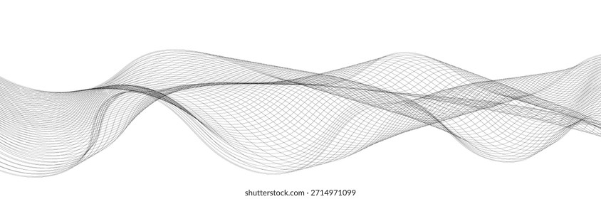 wavy abstract vector background curve wave seamless design 