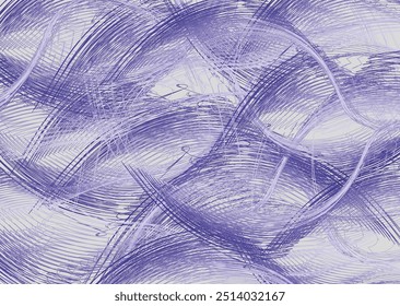 Wavy backdrop in gray-violet tonality for textiles or fabrics. Chaotic waves for fashion trends, business concepts, covers,  interior solutions, tiles, prints on T-shirts, dynamic posters, etc. Vector