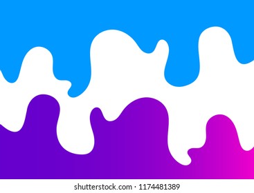 Wavy background, abstract geometric poster design template, vector illustration
