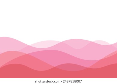 Wavy background. Abstract sea design. Vector illustration