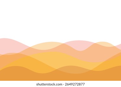 Wavy background. Abstract sea design. Vector illustration