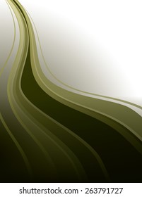 Wavy Background. Abstract Vector Illustration. Eps10.