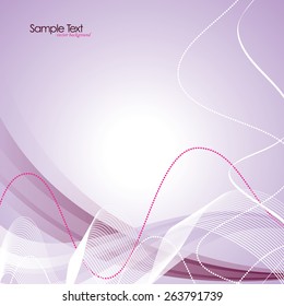 Wavy Background. Abstract Vector Illustration. Eps10.