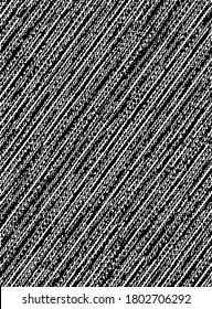 Wavy background. Black and white grainy dotwork design. Pointillism pattern. Stippled vector illustration. EPS 10.