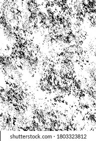 Fondo ondulado. Diseño de cutícula de grano negro y blanco. Patrón de puntillismo. Ilustración vectorial resistente. EPS 10.