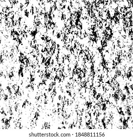 Fondo ondulado. Diseño de cutícula de grano negro y blanco. Patrón de puntillismo. Ilustración vectorial resistente.