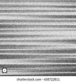 Wavy background. Black and white grainy dotwork design. Pointillism pattern. Stippled vector illustration.